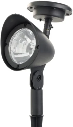 Solcellelamper^Garden Solcellelampe Spotlight 19 cm - ® Svart