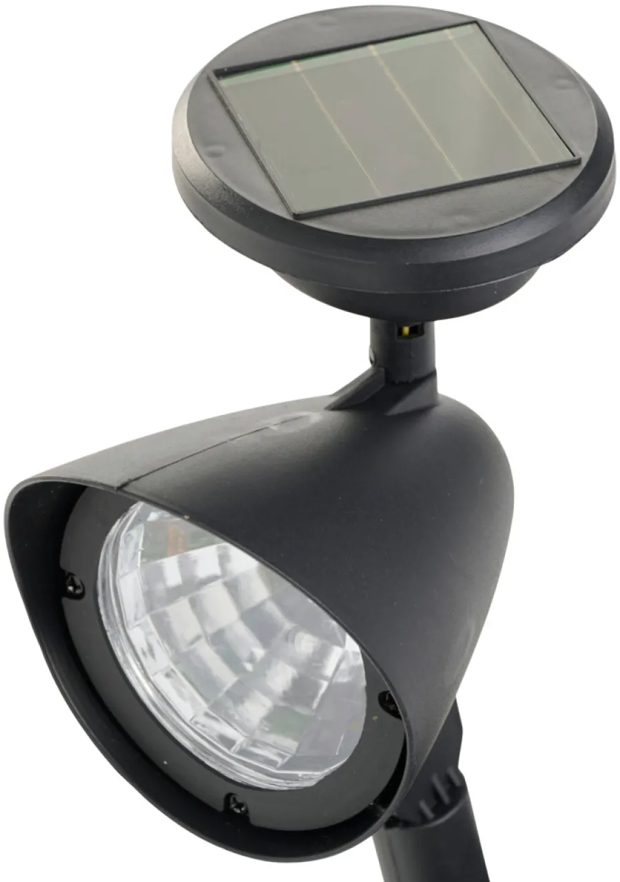 Solcellelamper^Garden Solcellelampe Spotlight 19 cm - ® Svart