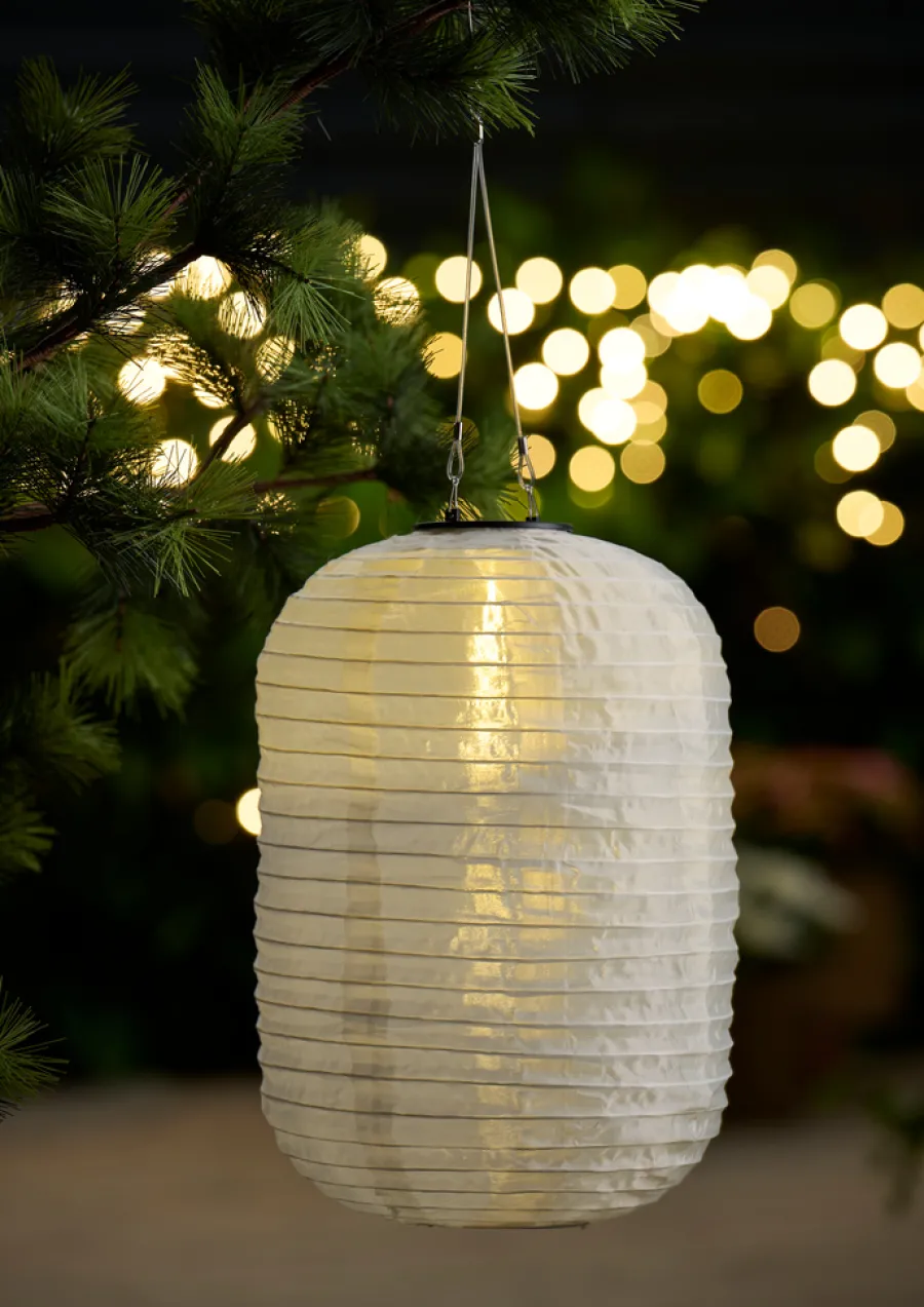 Dekorativ Belysning - Utendørs|Solcellelamper^Garden Solcellelykt avlang Ø24 x H38 cm – ®