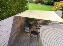 Sesongavslutning|Parasoller Og Markiser^Sunlife Solseil Genova firkant 3,6 x 3,6 meter - ® Beige