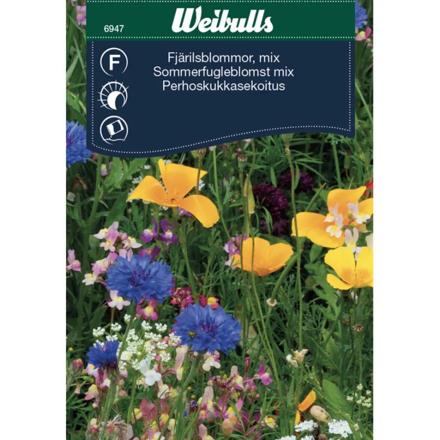 Frø^Weibulls Sommerfuglblomster mix