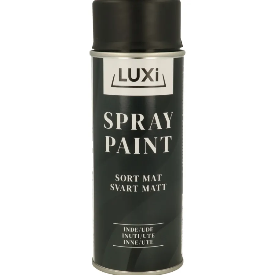 Spraymaling^Luxi Spraymaling svart matt 400 ml -