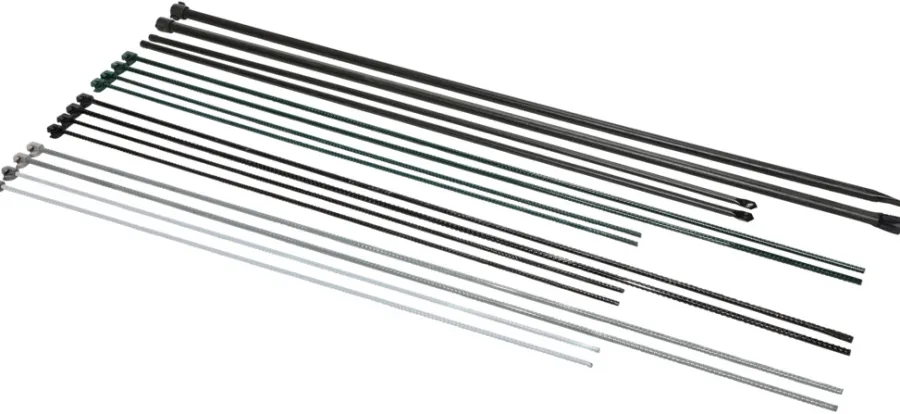 Stolper & Påler^ Stagstolpe galvanisert Ø8 mm x 110 cm