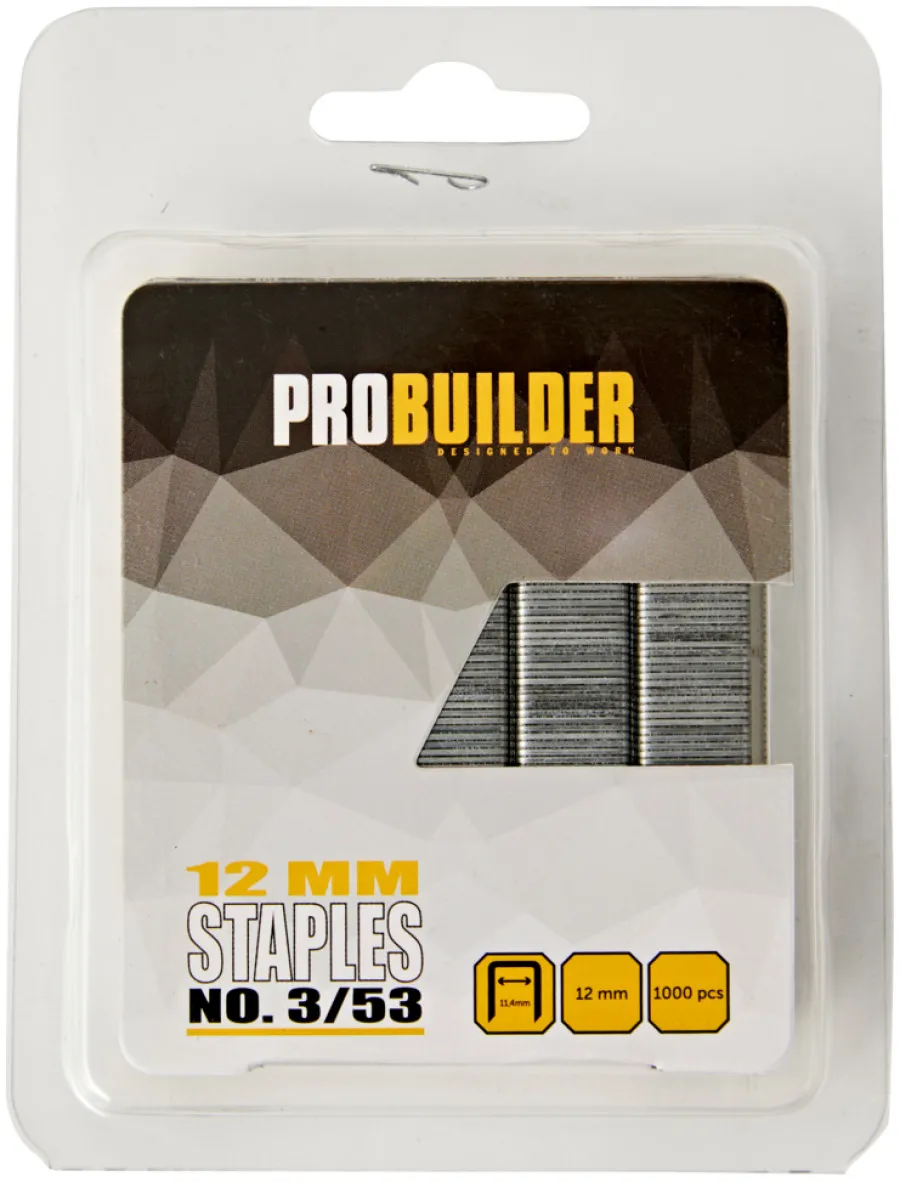 Øvrig Tilbehør^Probuilder Stifter 12 mm 1000 stk. -