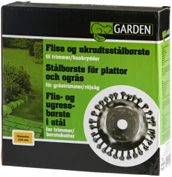 Tilbehør Til Hagemaskiner^Garden Stålbørste Ø200 mm - ®