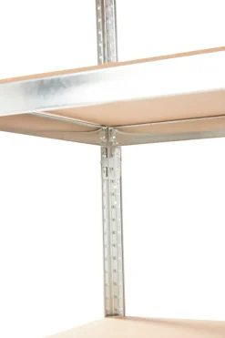 Arbeidsbord & Reoler^ Stålreol 5 hyller - 200 kg pr. hylle