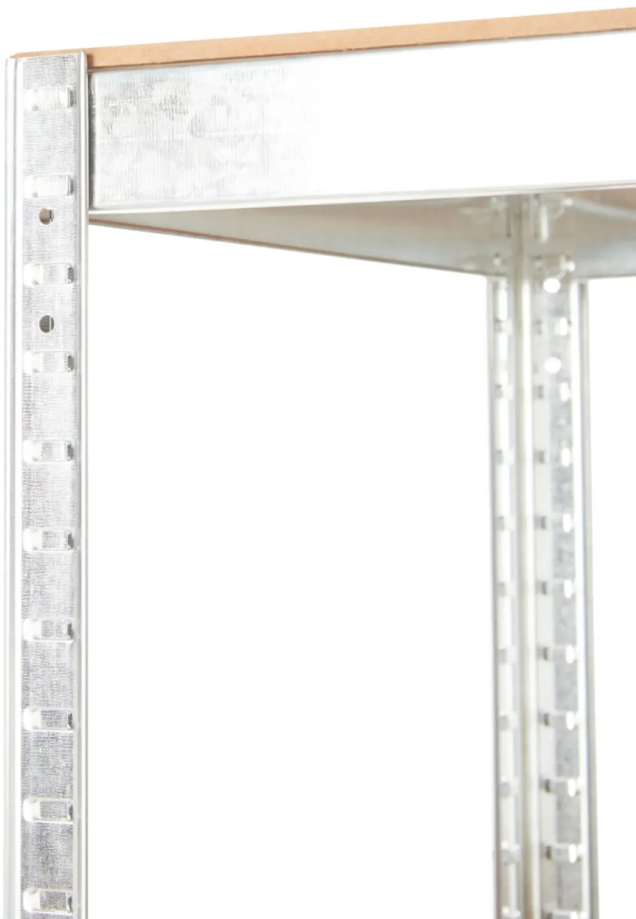 Arbeidsbord & Reoler^ Stålreol 5 hyller - 200 kg pr. hylle
