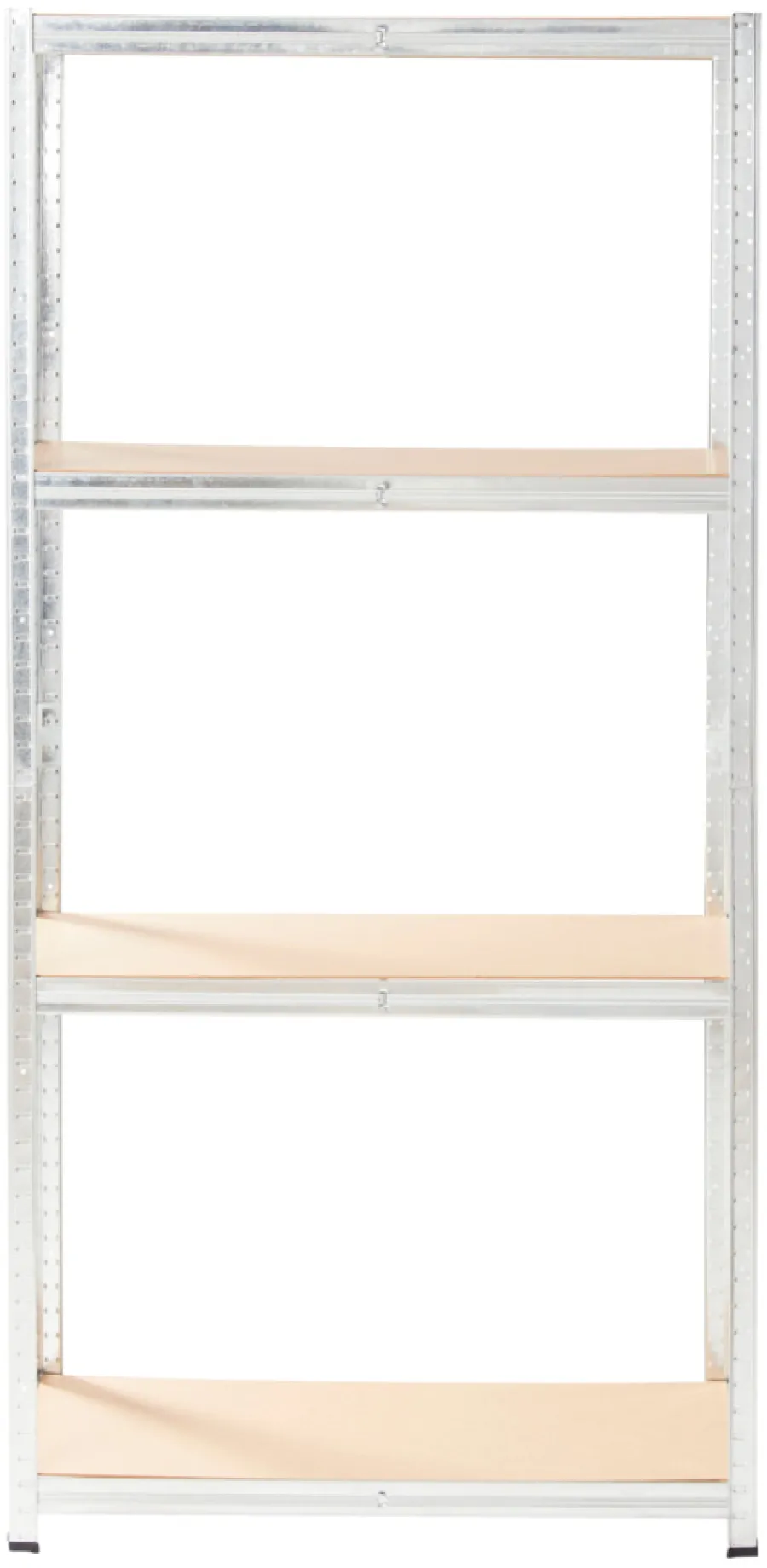 Arbeidsbord & Reoler^ Stålreol m/4 hyller - 90 x 190 x 40 cm
