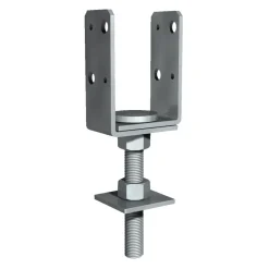 Bygningsbeslag^Boke Stolpesko justerbar 70-78 mm 3"