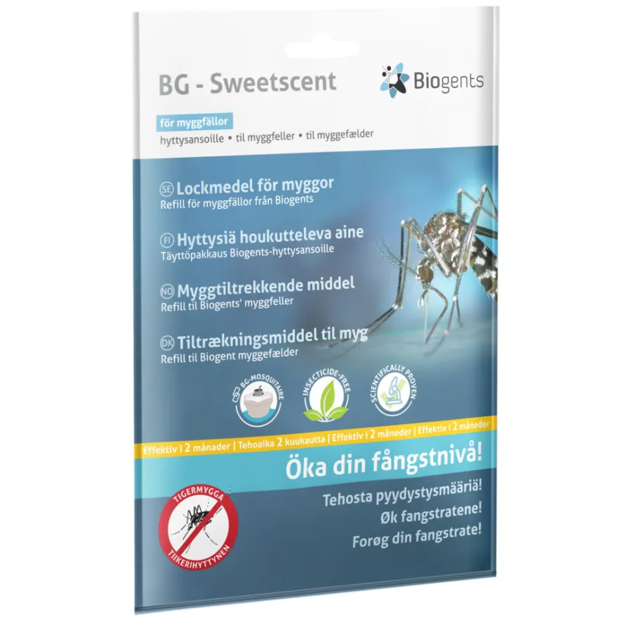 Campingutstyr^ Sweetscent til myggfelle - Biogents