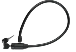 Kjede- Og Sykkellåser^Bikezone Sykkellås spiralvaier Ø8 mm x 650 mm