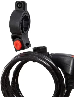 Kjede- Og Sykkellåser^Bikezone Sykkellås spiralwire 150 cm - Svart