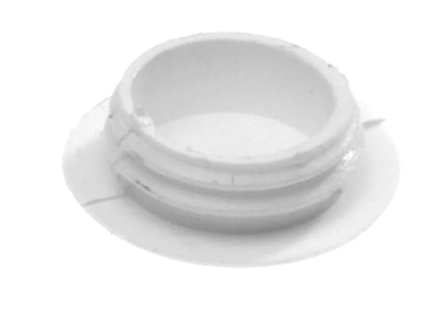 Skruer^Heco Takdeksel 14 mm hvitt