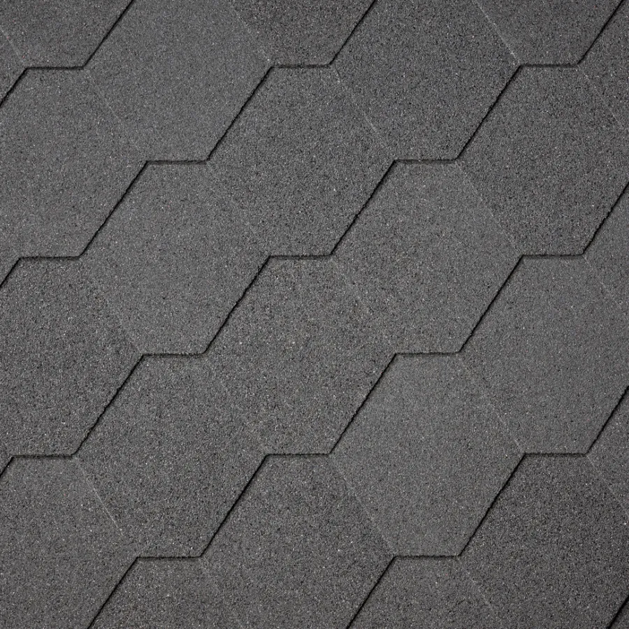 Takpapp & Asfalt^ Takshingel svart pakke á 3 m²
