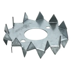 Bygningsbeslag^Heco Tannskive tosidig 48 mm - 10 stk.