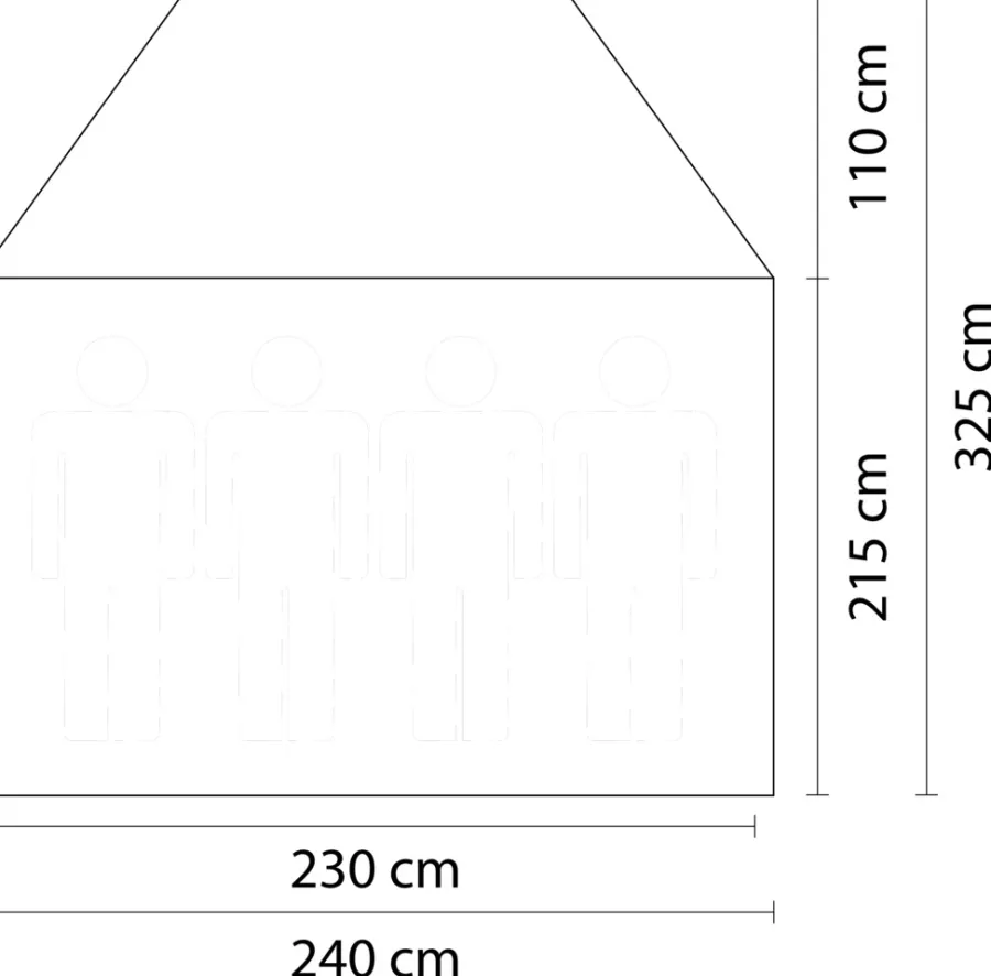 Sesongavslutning|Telt & Campingmøbler^Sunlife Telt til 4 personer Barcelona 240 x 325 cm - ®