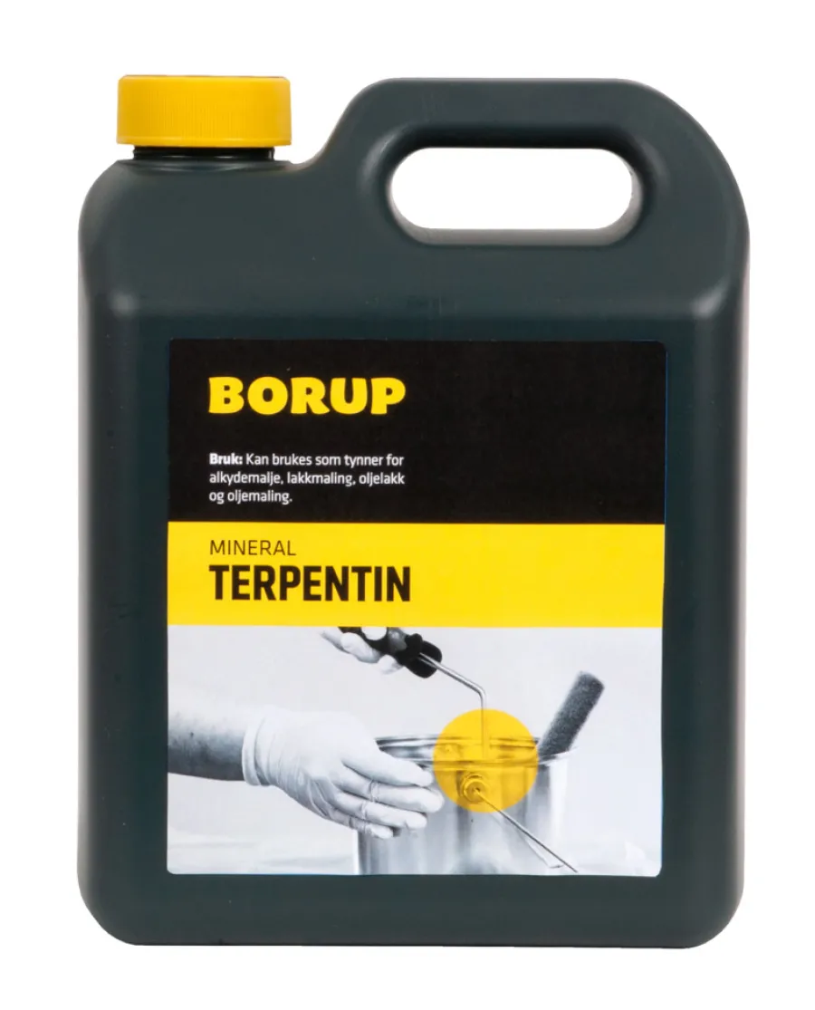 Øvrige Kjemikalier^Borup Terpentin mineralsk 2,5 liter