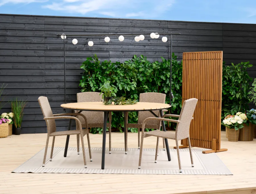 Sesongavslutning|Levegger^Sunlife Terrasseavskjerming New York akasie – ® Natur
