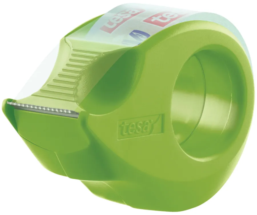 Husholdningsartikler^Tesa Kontortape m/2 ruller tape og dispenser Transparent
