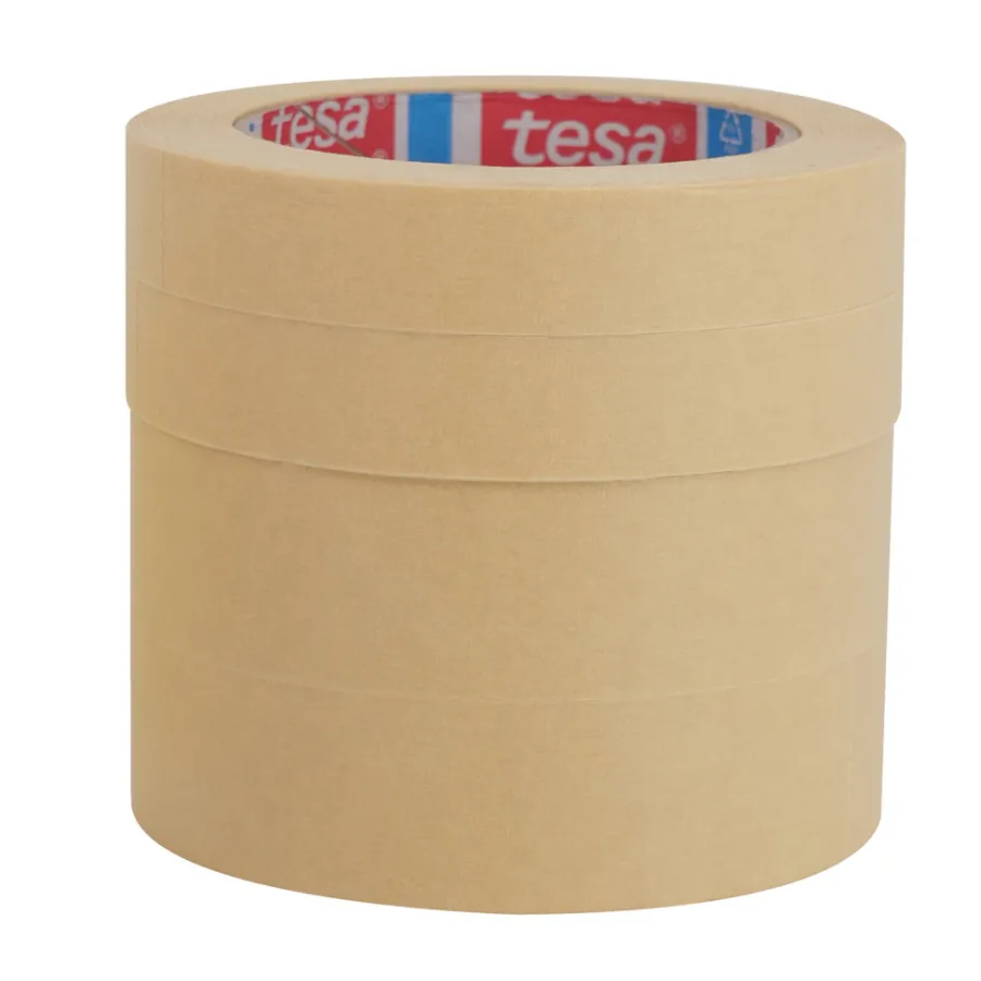 Maskering|Tape^Tesa Maskeringstape Economy 19/30 mm x 50 meter 4-pk.