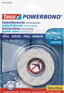 Tape^Tesa Powerbond Speil monteringstape 19 mm x 1,5 meter