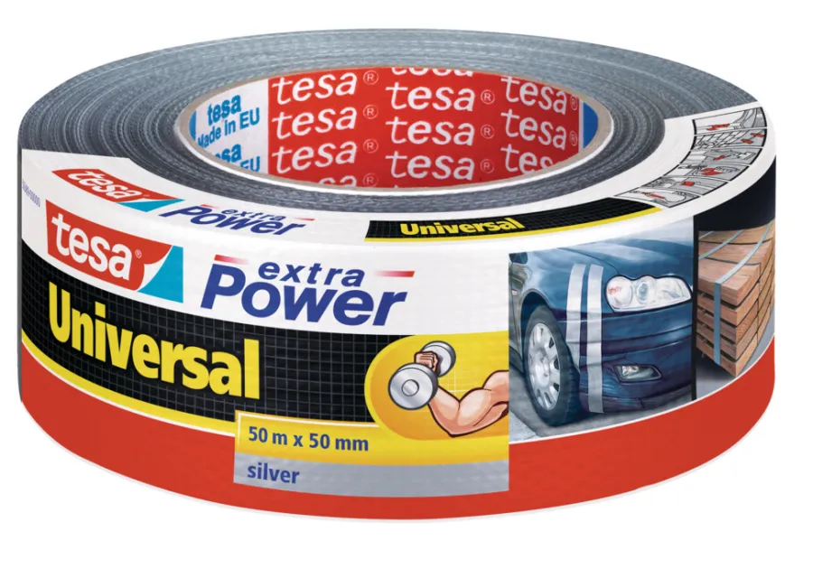 Tape^Tesa Universal gaffatape sølv 50 mm x 50 meter