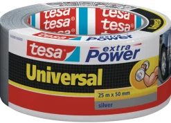 Tape^Tesa Universal gaffatape sølv 50 mm x 25 meter