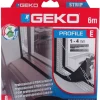 Tetningslister^Geko Tetningslist - Kronlist 10 x 5 mm - 6 meter