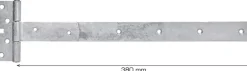 Grep & Hengsler^Home it T-hengsel galvanisert 380 mm