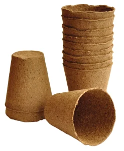 Forspiring^Weibulls Torvpotter runde 8 cm - 12 stk.