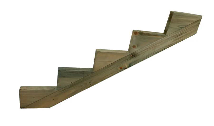 Terrassebord^ Trappevange til 5 trinn 125 x 85 cm