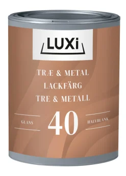 Tre- Og Metallmaling^Luxi Tre- & metallmaling vannbasert 0,75 l - RAL 9010