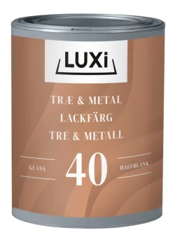 Tre- Og Metallmaling^Luxi Tre- & metall 40 motehvit 0,75 liter - Motehvit (NCS-kode S1002-Y20R)