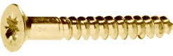 Skruer^Heco Treskrue messing TKFX 3,5 x 30 mm - 20 stk.