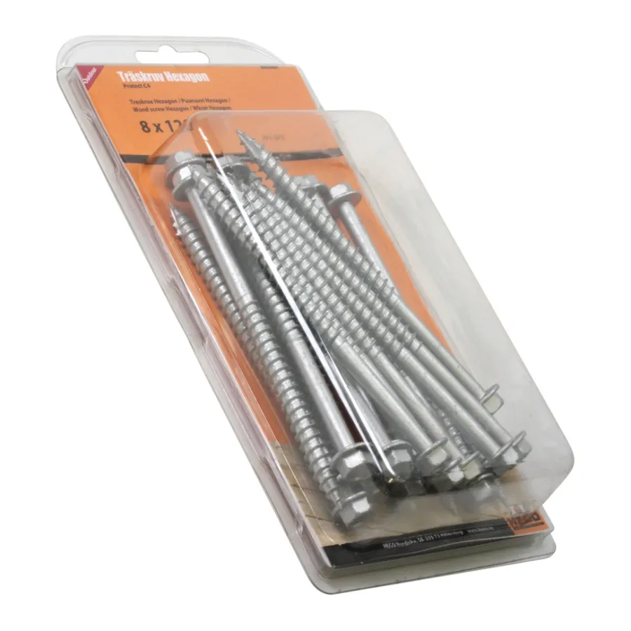 Skruer^Heco Treskrue Protect 4 8 x 120 mm - 20 stk.