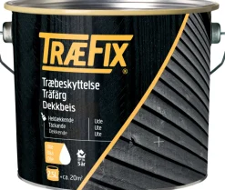 Trebeskyttelse^Træfix dekkbeis oljebasert grønn umbra 2,5 liter Grønn umbra (svarende til NCS S 7020-G50Y)