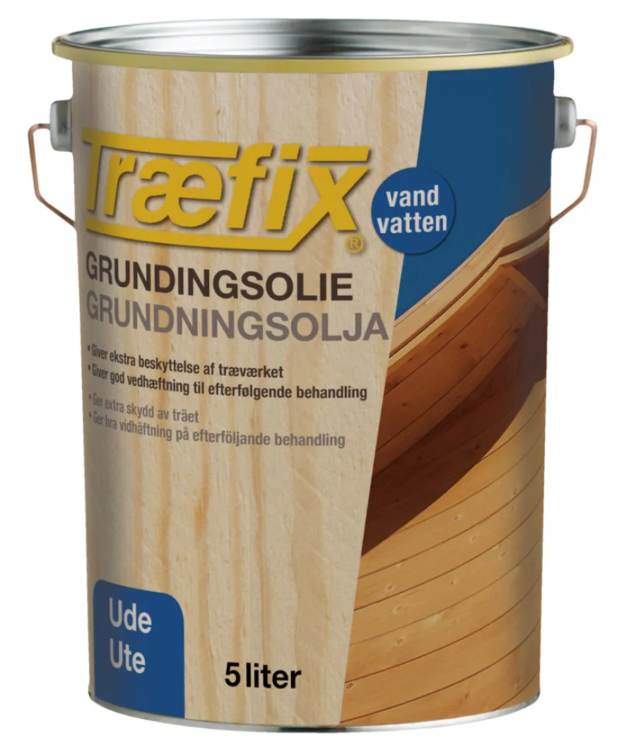 Tregrunning^Træfix grunning 5 liter - Klar