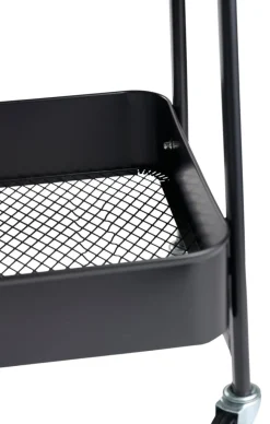 Boliginnredning^DAY Trillebord med 3 hyller 44 x 30 x 79 cm - Svart