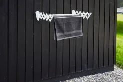 Tørkestativer^ Tørkestativ vegghengt 4,8 meter Hvit