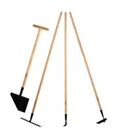 River Og Raker^Garden Ugressfjerner med treskaft - ® Svartlakkert