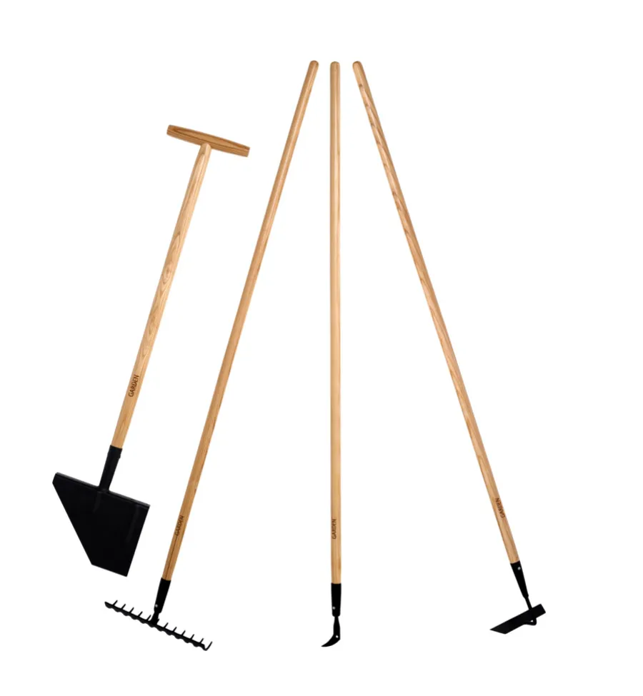 River Og Raker^Garden Ugressfjerner med treskaft - ® Svartlakkert
