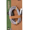 Kabler & Adaptere^PhoneFood USB-A til USB-C kabel - 1 meter