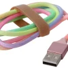 Kabler & Adaptere^PhoneFood USB-A til USB-C kabel regnbuefarget - 1 meter