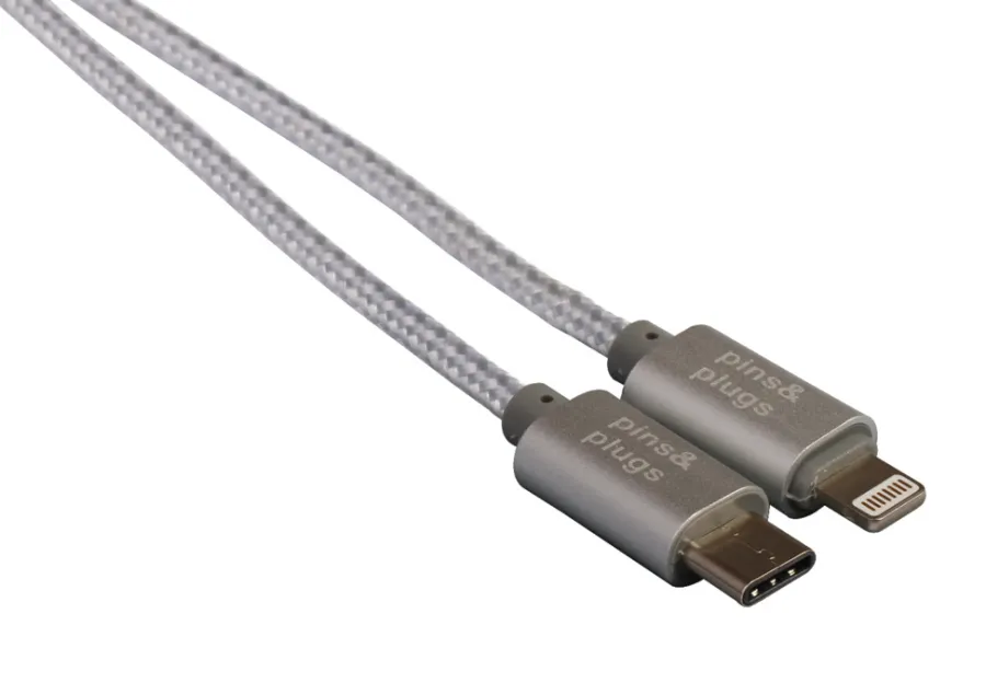 Kabler & Adaptere^PhoneFood USB-C til lightning kabel 1 meter
