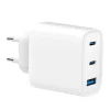 Kabler & Adaptere^Elworks USB/USB-C lader 3 uttak 65 W