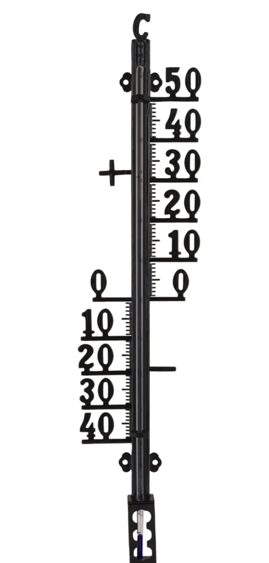 Termometre^ Utendørstermometer i metall
