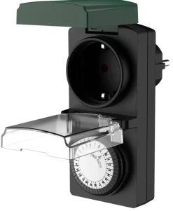 Stikkontakter & Brytere^Elworks Utendørstimer 30 min. intervall m/jord