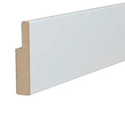 Lister^Rindalslist Utforingssett 18x45 mm MDF folie hvit