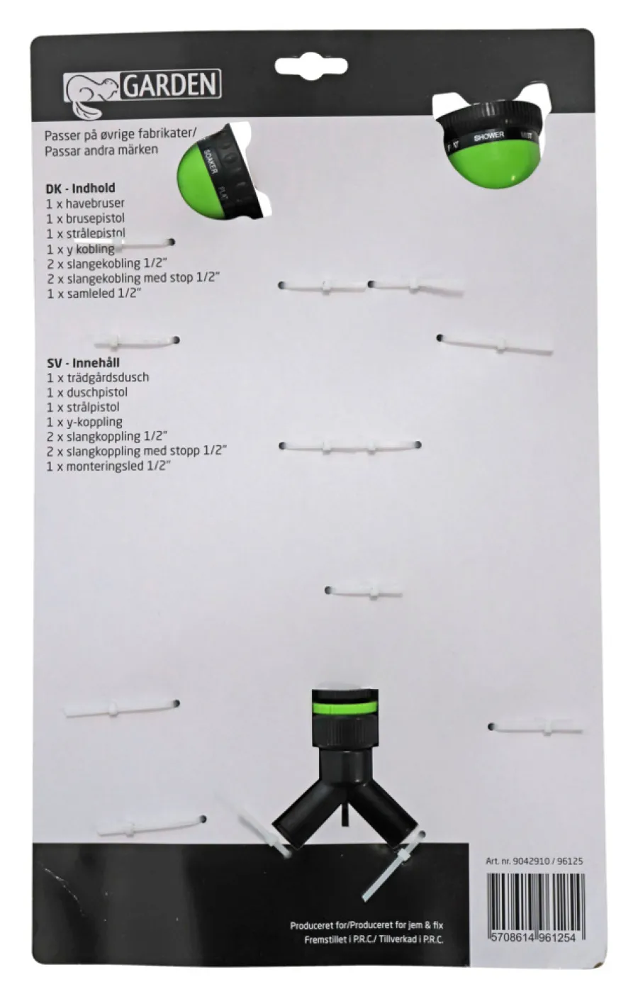 Koblinger & Sprøytepistoler^Garden Vanningssett 9 deler - ®