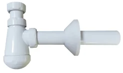 Vannlås^ Vannlåssett 1 1/4"x32 mm hvit